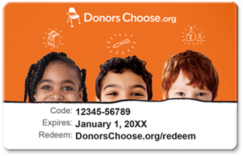 Father's Day gifts $20 or under: A charitable gift in his name to an org like Donor's Choose