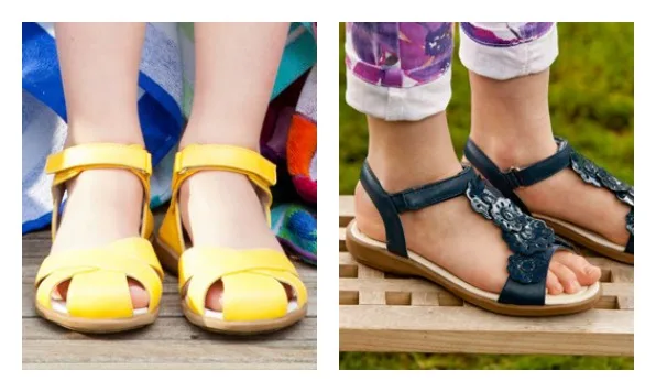 sandals for girls with wide feet: See Kai Run