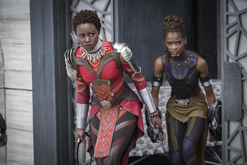 the women warriors of Black Panther