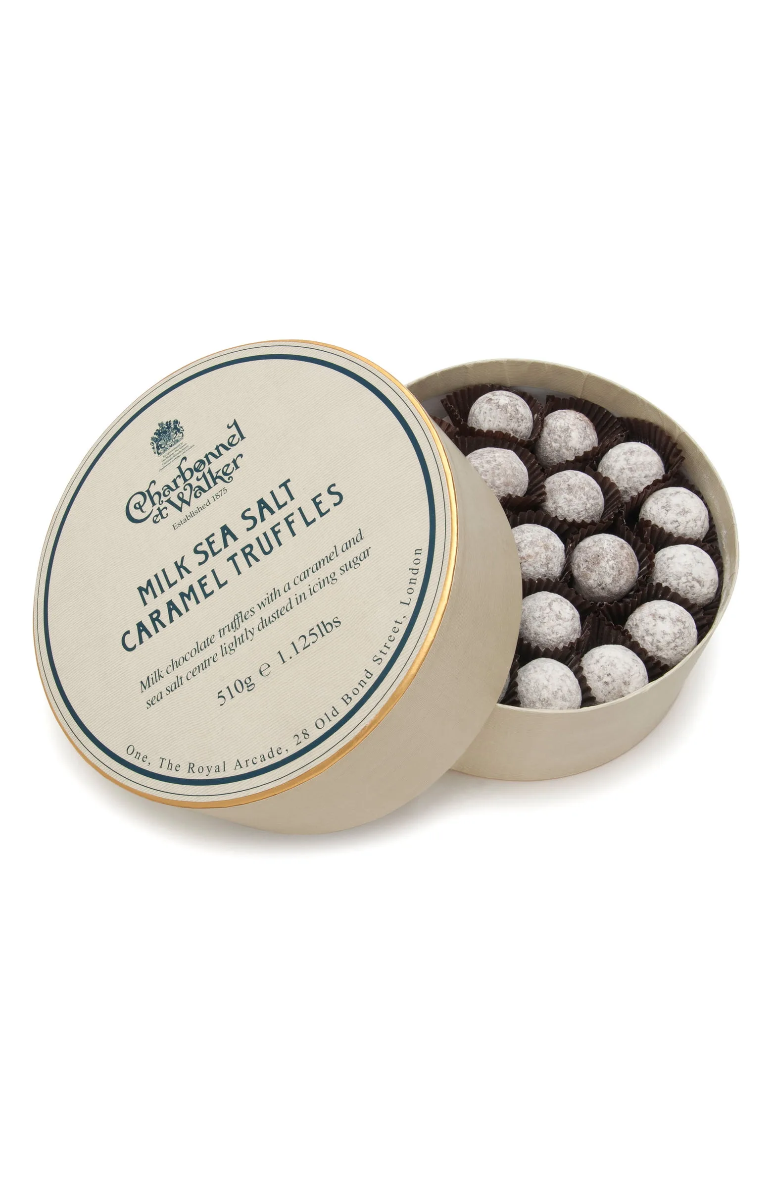 Self-care gifts for moms: Charbonnel et Walker double-layer gift set of Milk Sea Salt Caramel Truffles at Nordstrom