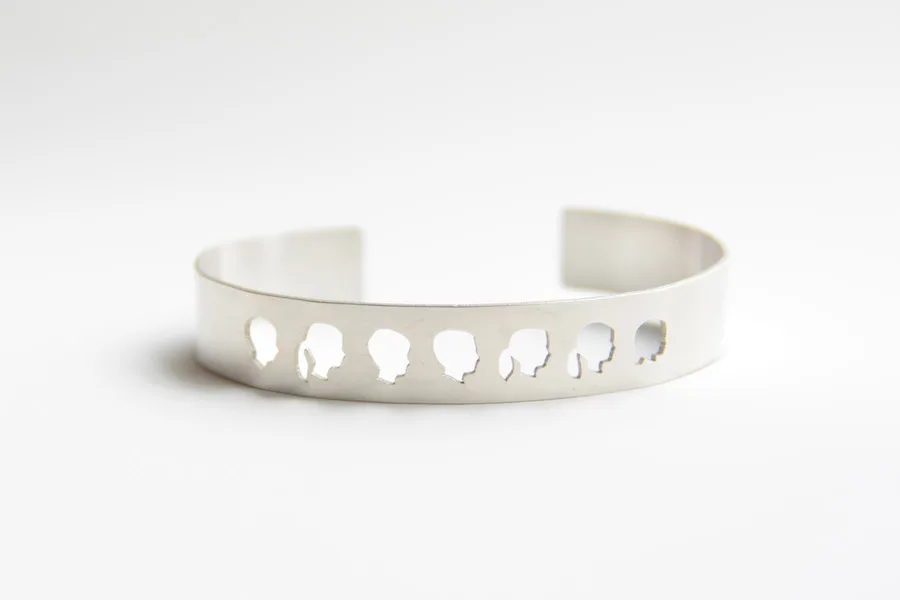 Great gifts that are also great deals: Save 15% on this custom silhouette cuff at Le Papier Studio with our code.