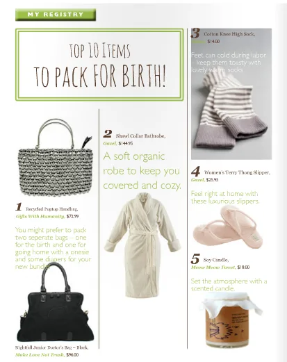 The online baby registry that keeps things natural