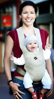 Babywearing, now a nice new shade of green