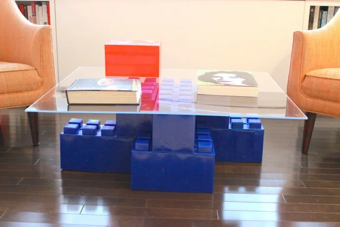 Make your own LEGO style coffee table and furniture with EverBlock Systems
