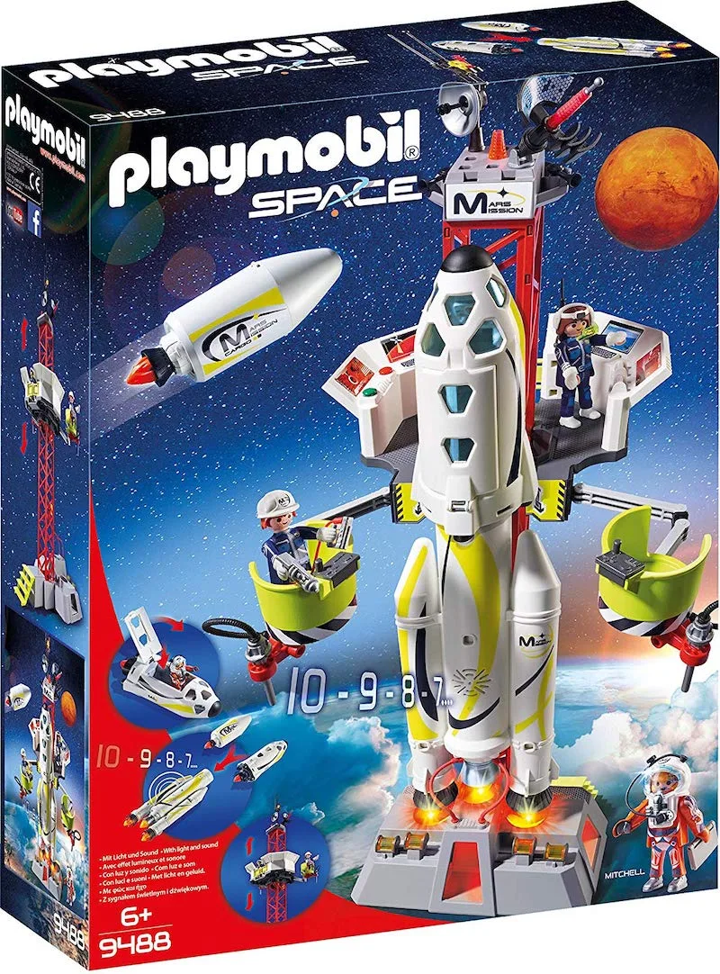 Cool moon toys and gifts for kids: DIY rocket template at KaBlackout