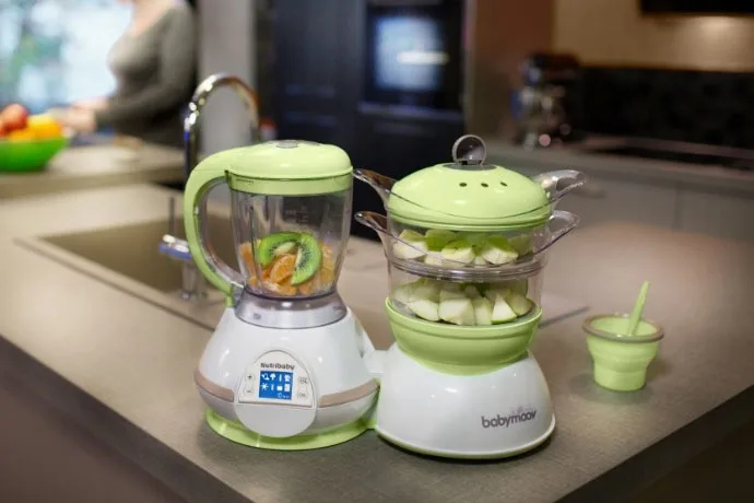 Babymoov Nutribaby multitasks as a baby food processor, steamer, cooker and more