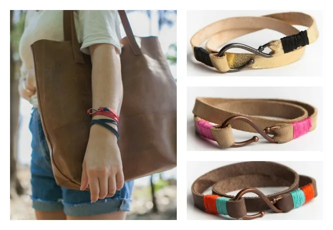 FashionABLE handmade leather wrap bracelets help artisan women support their sisters in Ethiopia