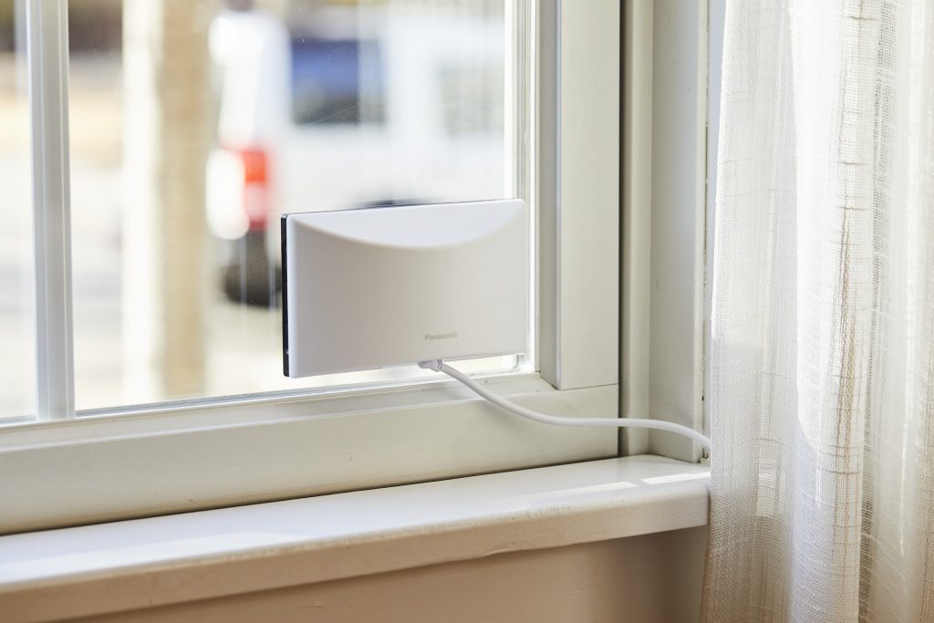 Panasonic HomeHawk Window is the first security camera that can be mounted inside a window to protect the outside of your home (sponsor)