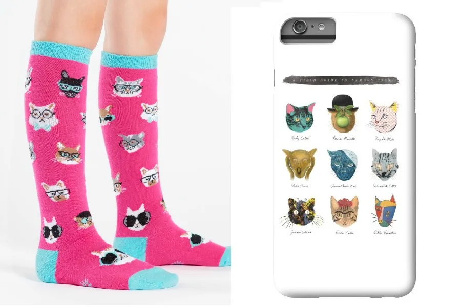 Cool cat accessories to make school more fun: Phone cases, accessories, buttons and more