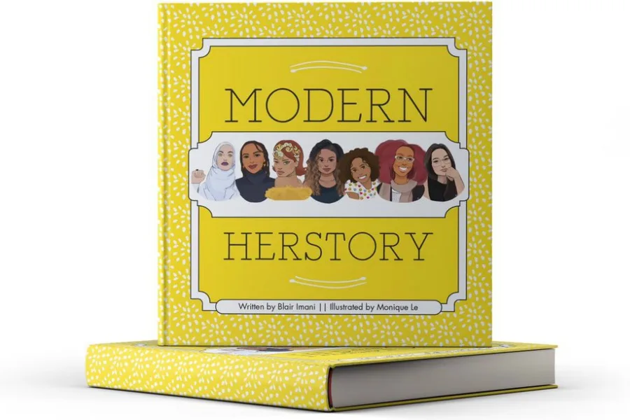 Modern HERstory book by Blair Imani, featuring 50 incredible women our kids should know more about