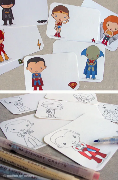 Free DIY Superhero Party Backdrop at Lil Luna