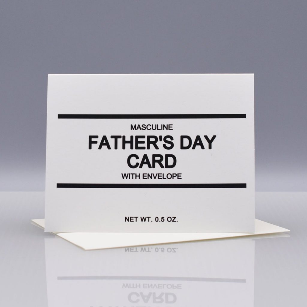 Funny Father's Day card: Masculine card