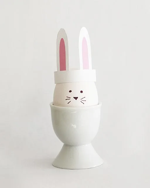 Free Easter Egg bunny printable from Sweet Paul