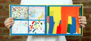 Preserving kids' artwork has never been so pretty (or organized)