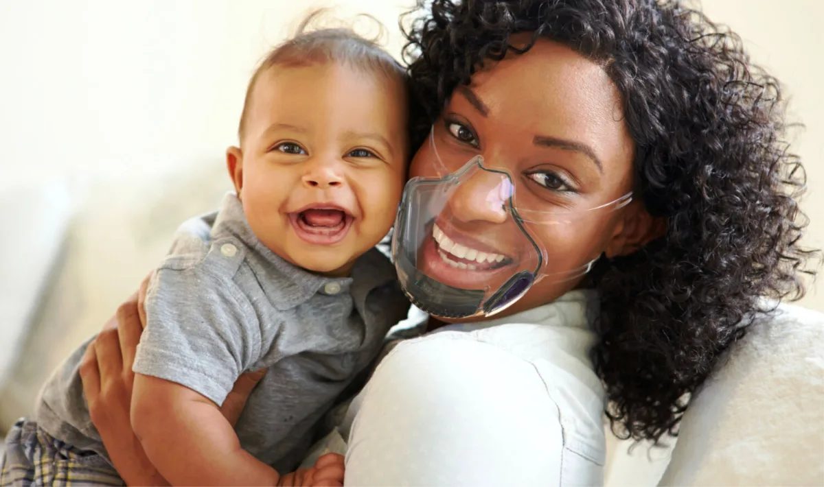 Transparent face masks are coming, and LEAF looks like one of the most amazing options.