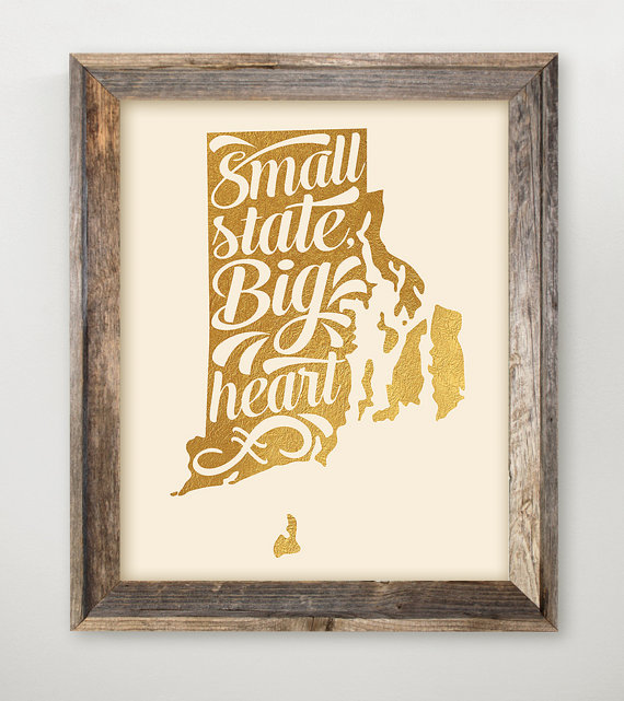 Last-minute holiday gift ideas: Printable State Art by Ink Lane Designs