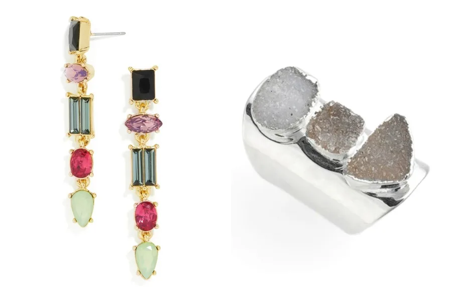 We found gorgeous statement jewelry under $50 for your holiday parties!