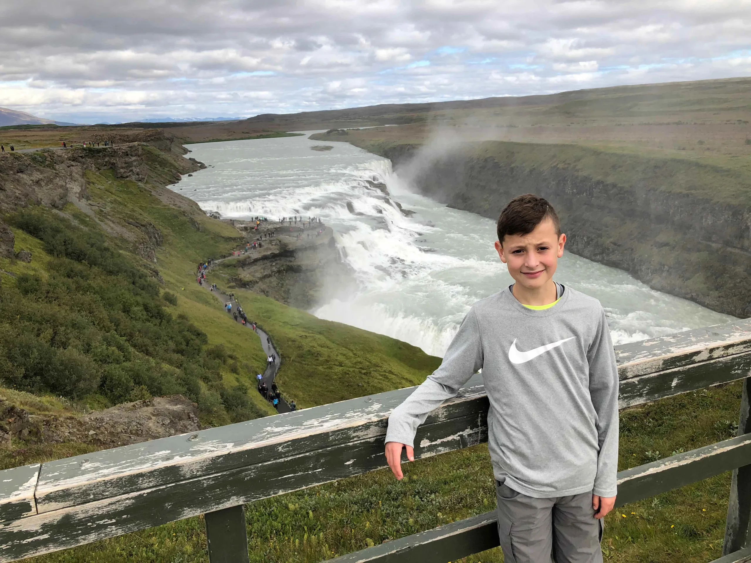 Golden Circle Tour with kids: Gulfoss