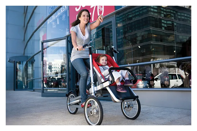 The Taga Bike 2.0 does the city! So perfect for urban families.