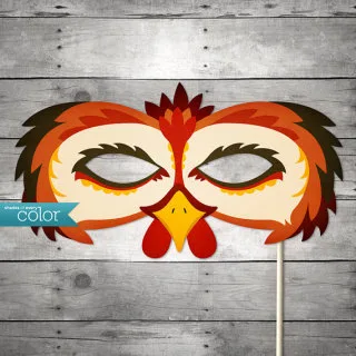 The most dapper DIY Halloween masks, yours for the printing
