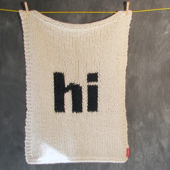 A Mother's Day gift for new moms: a very friendly blanket. (Yes, friendly.)