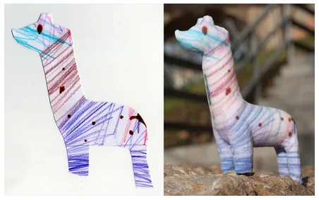 Turn your kids' drawings into figurines