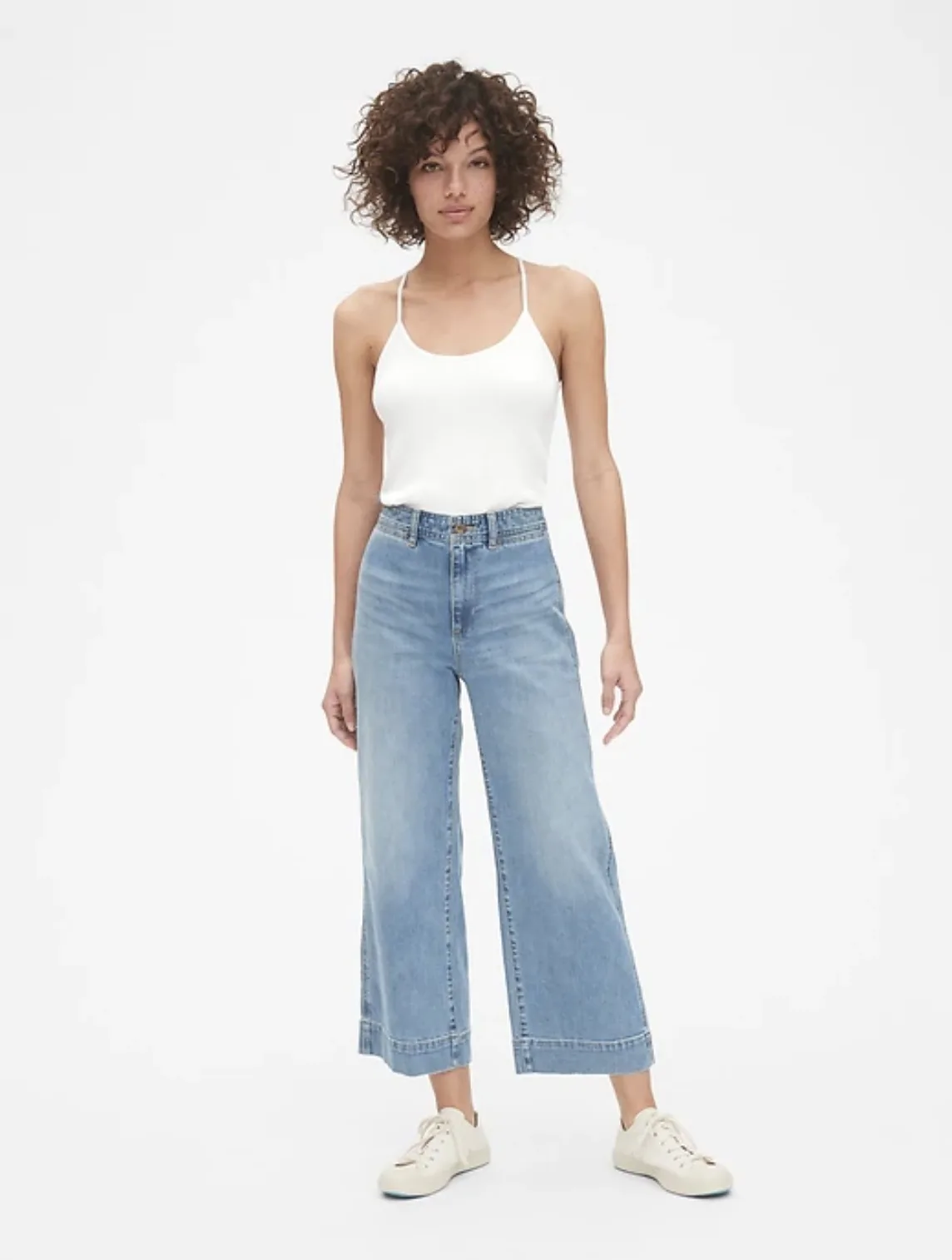 Spring 2019 fashion trends: Wide-leg, high-rise jeans from the Gap