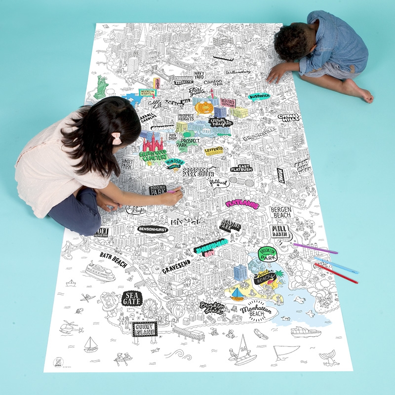 Best kids' toys of 2015: Big coloring pages from Omy | Cool Mom Picks Editors' Best