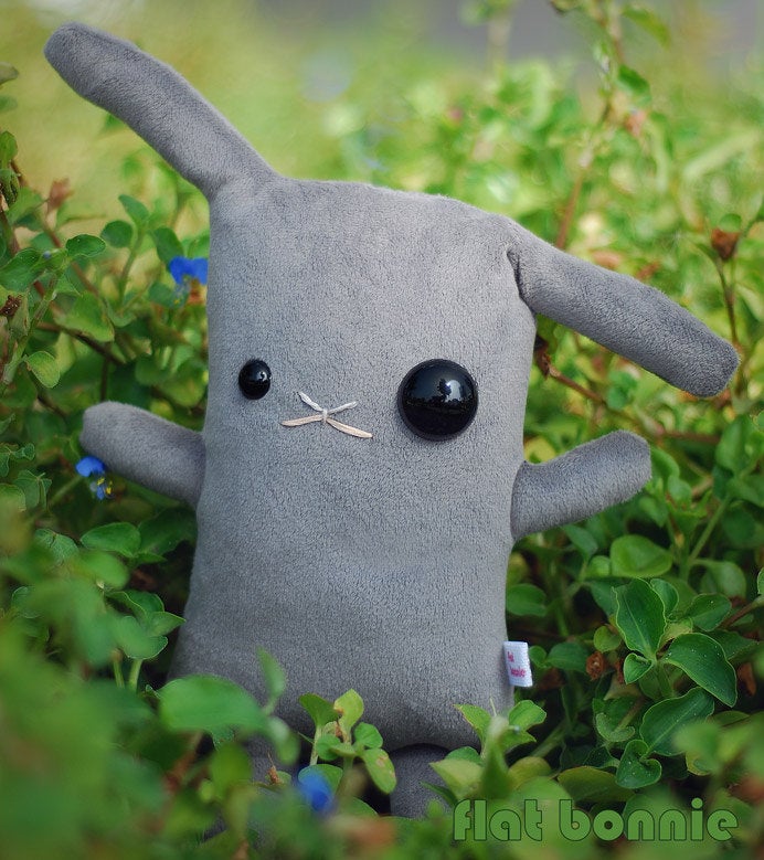 Easter gifts for kids on Etsy: Plush handmade zombie bunny