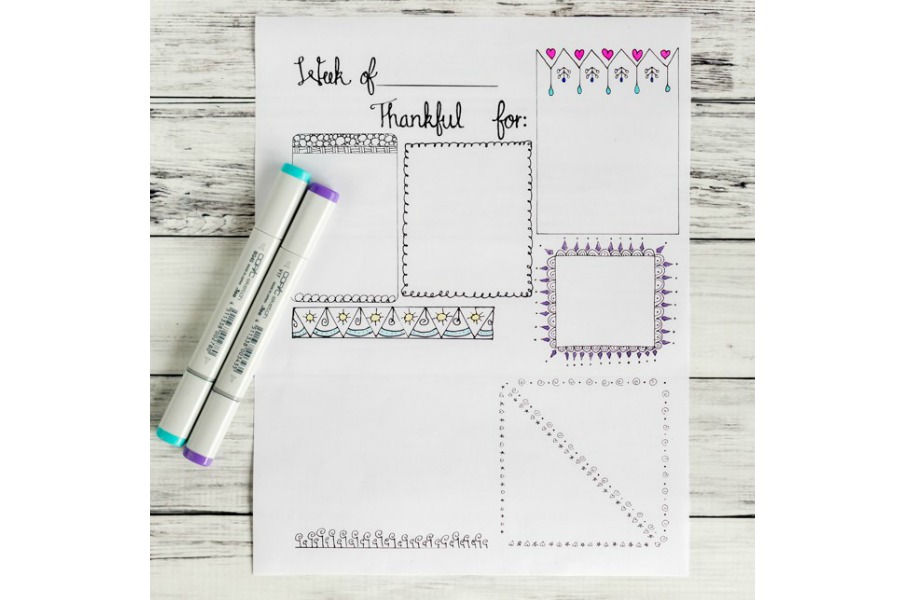 Gratitude journal printable: The Artisan Life