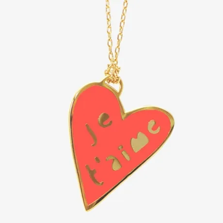 Valentine's Day heart pendant