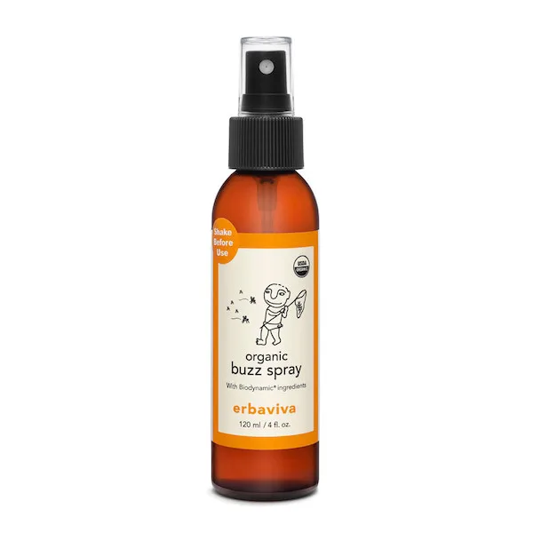 Keep the bugs off with Erbaviva Organic Buzz Spray.