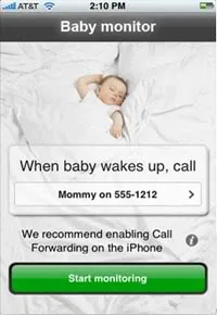 A baby monitor for your iPhone? Sure. What the heck.