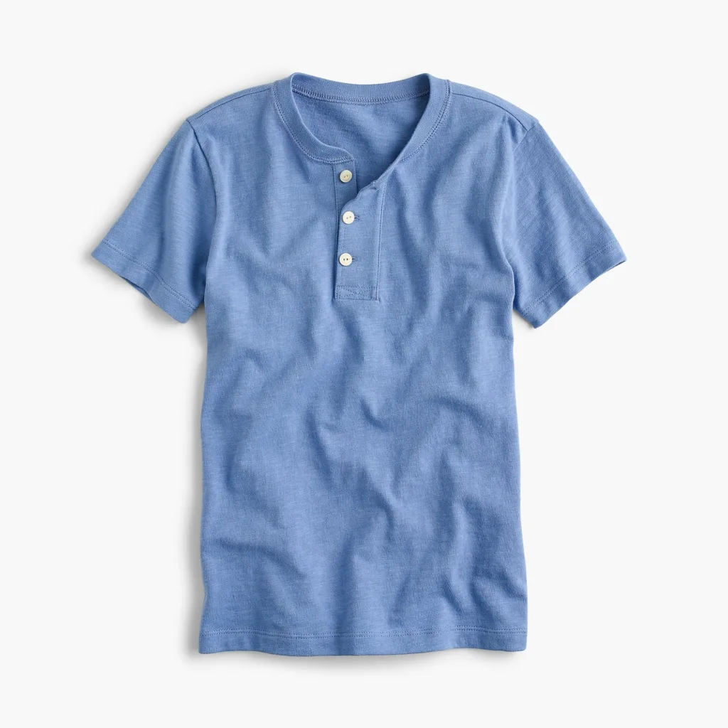 J Crew Boys Short Sleeve Henley in 4 colors on sale
