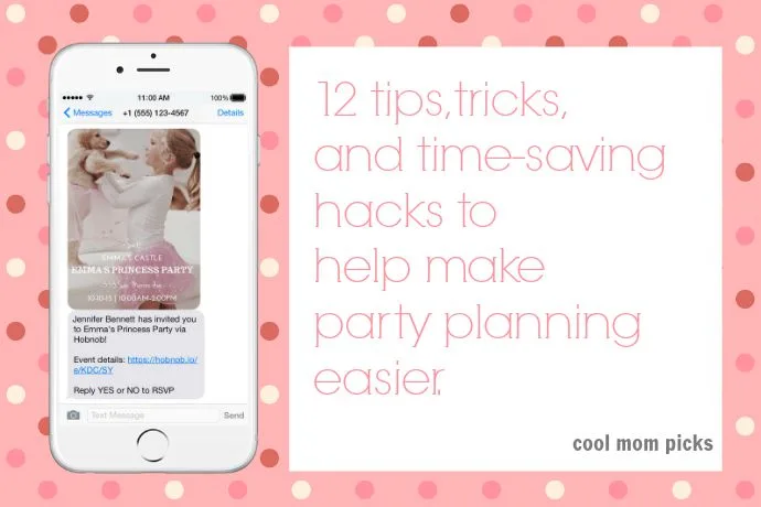 12 tips, tricks + hacks to help make party planning easier