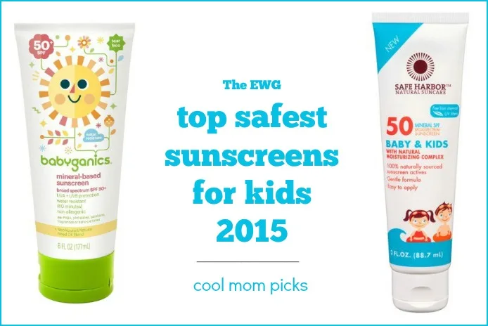 The top safest sunscreens for kids from the EWG