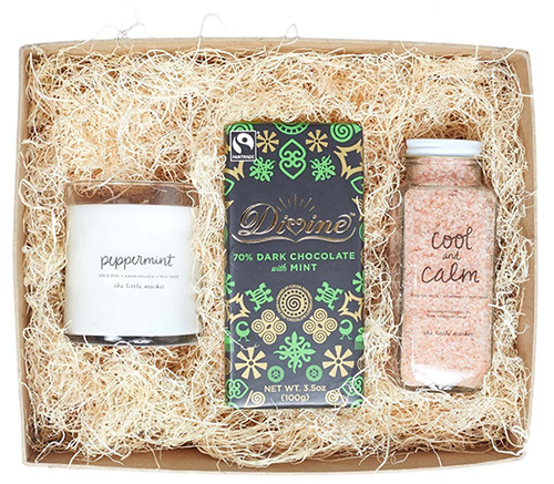 Cool and calm peppermint gift box: Self-care gifts