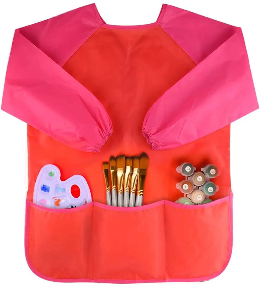 Waterproof craft apron/smock for kids - the pockets are so handy