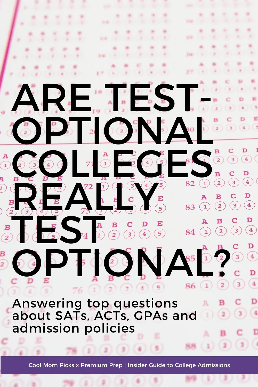 An Insider Guide to College Admissions