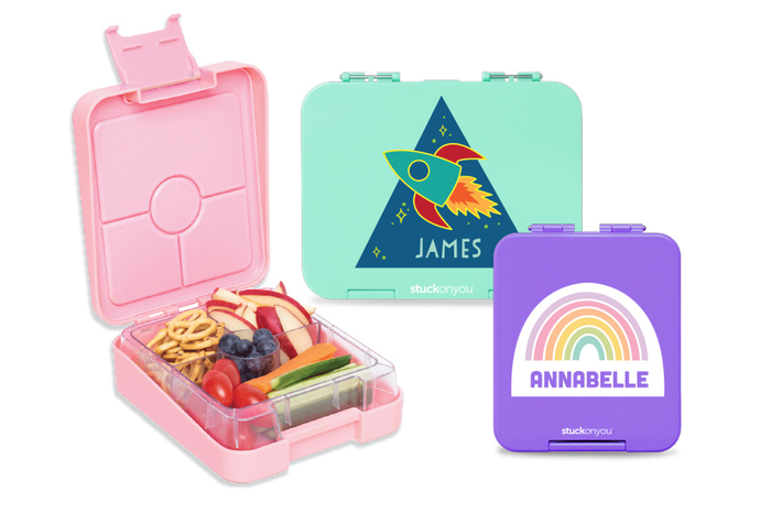 Stuck on You makes cute bentos, lunch boxes, and of course, name labels for all your kids' back to school needs (sponsor)