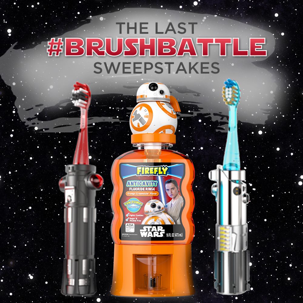Firefly Last #BrushBattle Star Wars Sweepstakes: How to enter for a chance to win weekly prizes and one incredible grand prize
