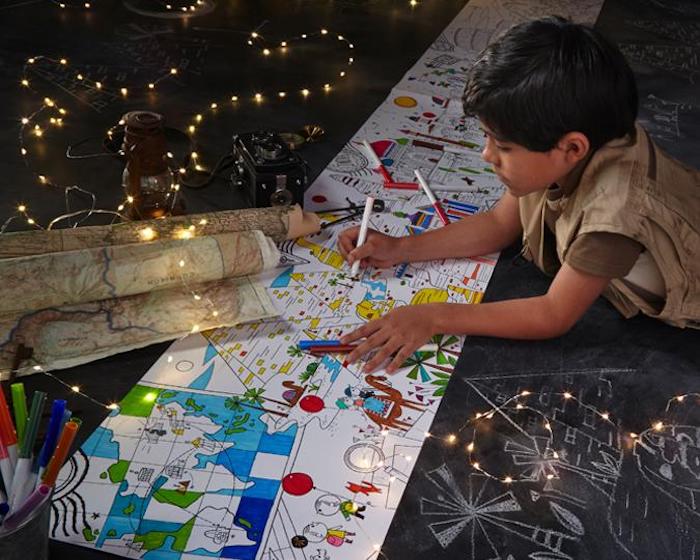 New FAO Schwartz holiday gifts: Giant 7 Wonders coloring book