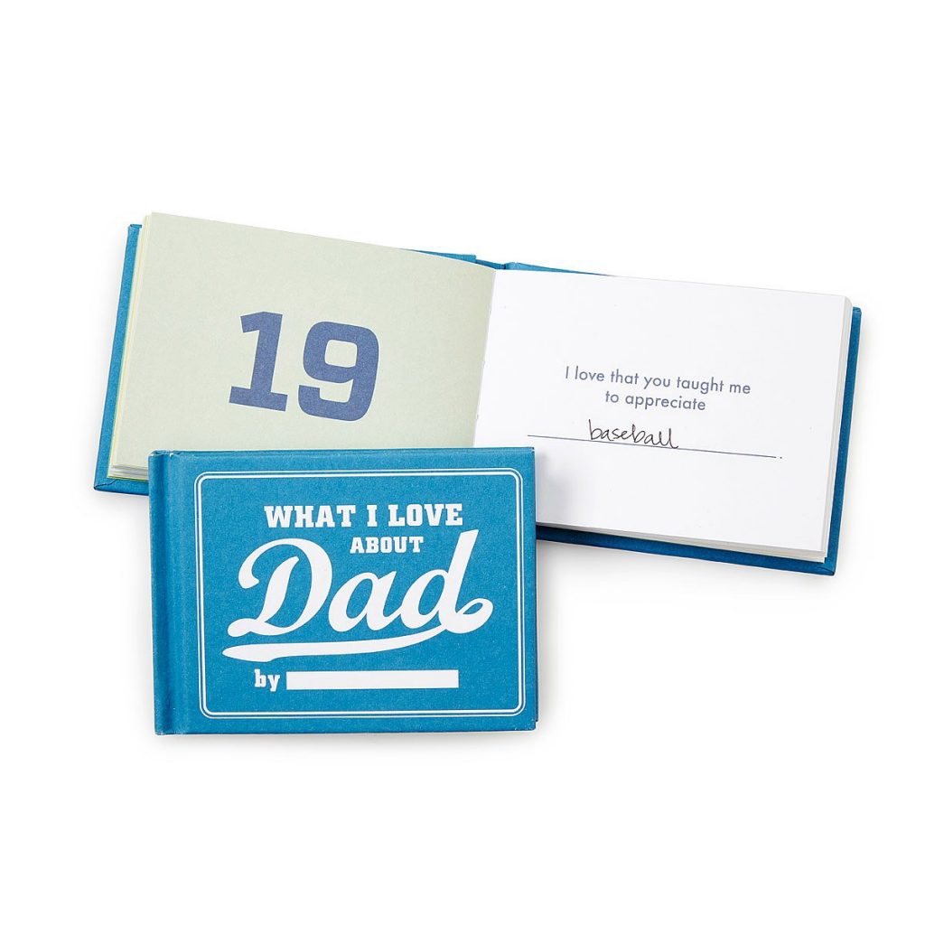 What I Love About Dad fill-in-the-blank book | Father's Day gifts under $20