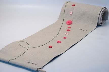 Handmade fabric growth chart by AEWilder | Cool Mom Picks