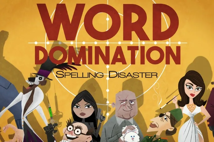 Word Domination family tabletop board game for evil villains