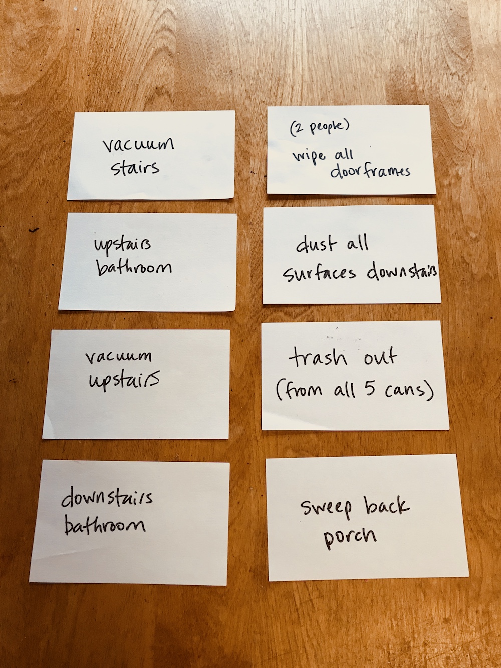 One thing to do each day to stay organized: Clean house on Thursdays