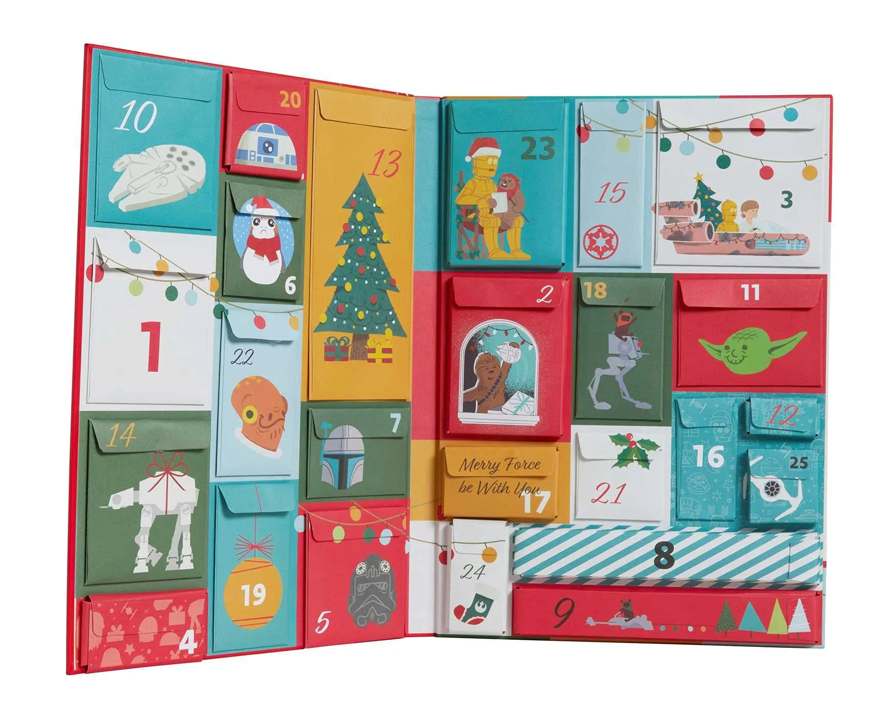 The Star Wars' Advent calendar opens to reveal 25 doors to countdown to Christmas