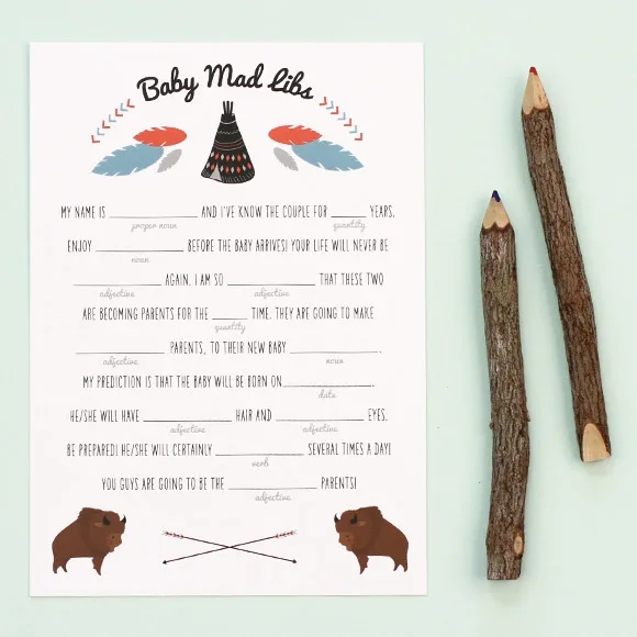 One baby shower game we love. And it's printable. And free.