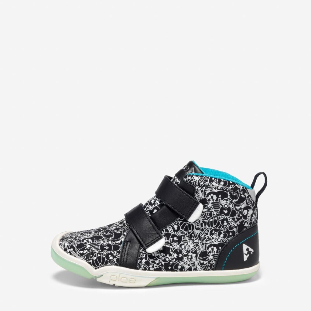 PLAE x Jasper Wong High Tops for kids glow in the dark