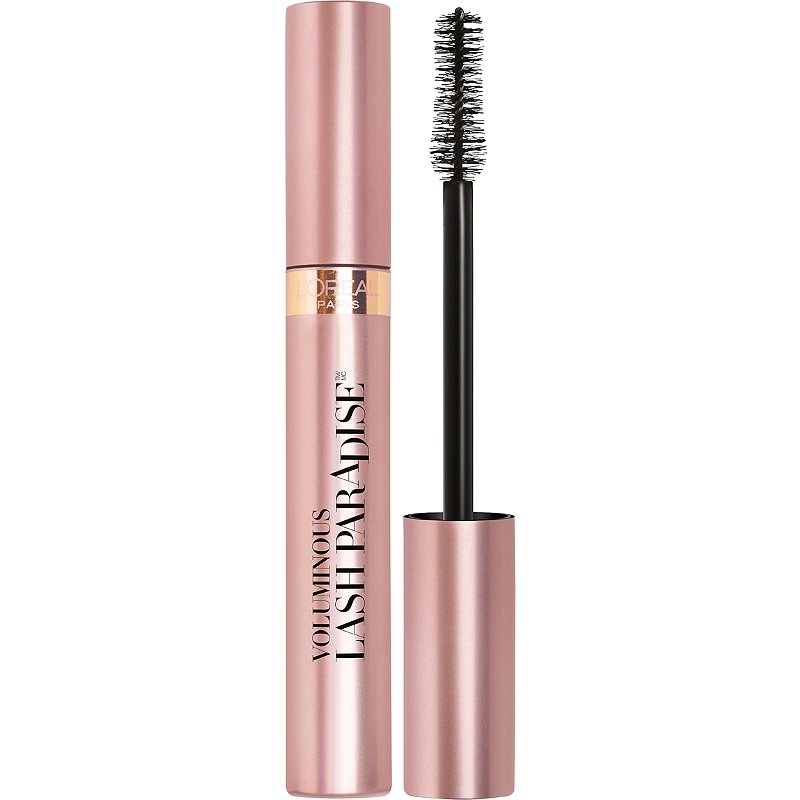 Best mascara for short lashes: L'Oreal Voluminous Lash Paradise. Before/after photos: CoolMomPicks.com